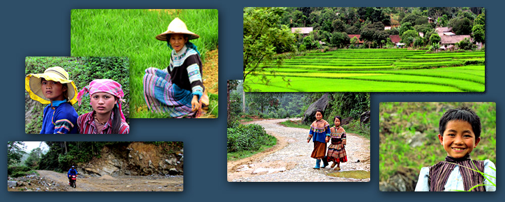 Balade en moto dans les montagnes du Nord