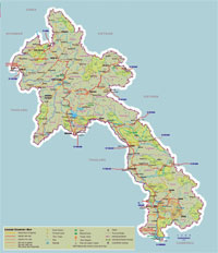 Le Laos, Mosaique tour