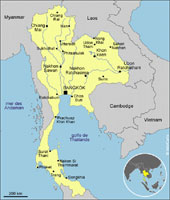 Thailande, Mosaique tour